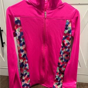 Champion C9 Girls Full Zip All Performance Jacket Hot Pink Size XL 14-16